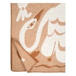 Lapuan Kankurit Kaksin blanket, 130 x 180 cm, cinnamon - white, product image
