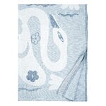 Lapuan Kankurit Kaksin linen blanket, 145 x 200 cm, white - blue, product image