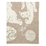 Lapuan Kankurit Couverture Kissanpäivät, 90 x 130 cm, beige - blanc, image produit