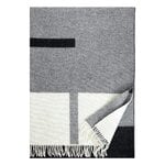 Lapuan Kankurit Suunta blanket, 130 x 180 cm, grey - white - black, product image