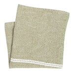Lapuan Kankurit Serviette Venla, 46 x 46 cm, olive mélangée - blanc, image produit