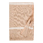 Lapuan Kankurit Venla linen tablecloth, melange cinnamon - white, product image