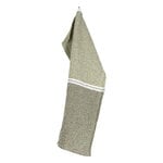 Lapuan Kankurit Serviette en lin Venla, 46 x 70 cm, olive mélangée - blanc, image produit