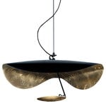 Catellani & Smith Lederam Manta S1 pendant lamp, gold - black, product image