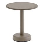 Muuto Table basse Linear Steel, 42 cm, taupe, image produit