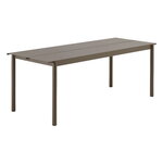Muuto Linear Steel table, 200 x 75 cm, topo, imagen del producto