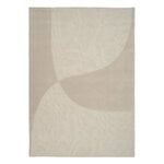 Linie Design Split Plains tufted wool rug, beige, product image