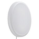 Muuto Looped wall/ceiling lamp, with inline dimmer and plug, white, product image
