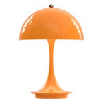 Louis Poulsen Panthella Portable Metal table lamp, orange