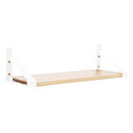 Lundia Classic wall shelf, 50 x 30 cm, white - natural