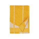 Marimekko Vesi Unikko guest towel, spring yellow - ecru