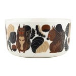 Marimekko Oiva - Kurre bowl 5 dl, white - brown - green, product image