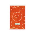 Marimekko Serviette invité Piirto Unikko 30x50 cm, orange brûlé-rose clair