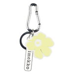 Marimekko Aallokas Unikko Kioski key holder, light yellow- off-white, product image