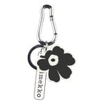 Marimekko Aallokas Unikko Kioski key holder, black - off-white, product image