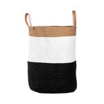 Mifuko Kiondo basket with handles, XL, duo black, view 1