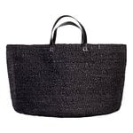 Mifuko Kiondo basket with handles, XXL, black, view 1