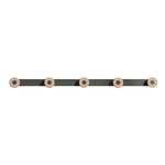 Mizetto Bloom Wall coat rack, anthracite