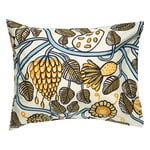 Marimekko Tiara tyynyliina, 50 x 60 cm, hiekka - taivaansininen - vihreä, tuotekuva