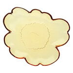 Marimekko Unikko Glasplatte, 20 cm, Bernstein, produktbild