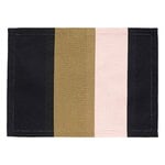 Marimekko Hennika place mat, light pink - charcoal - sand, product image