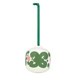 Marimekko Keidas ornament, white - green - light pink, view 1