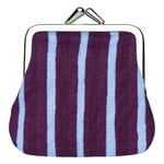 Marimekko Piccolo Mini Kukkaro purse, eggplant - light blue - light pink, product image