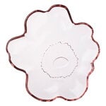 Marimekko Plato de vidrio Unikko, 13 cm, rosa claro, imagen del producto