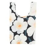 Marimekko Borsa Mini Smartbag Unikko, bianco sporco - nero - arancione, vista 1