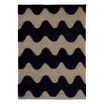 Marimekko Lokki Teppich, schwarz, produktbild