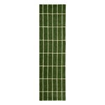 Marimekko Tiiliskivi käytävämatto, vihreä, tuotekuva
