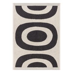 Marimekko Melooni hand towel, charcoal - natural white