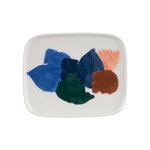 Marimekko Oiva - Pyykki plate, 15 x 12 cm, white - light blue - green