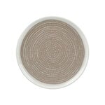 Marimekko Oiva - Siirtolapuutarha plate, 13,5 cm, white - beige