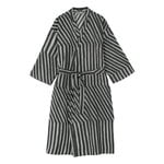 Marimekko Kalasääski bathrobe, off-white - charcoal