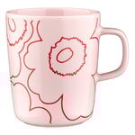 Marimekko Oiva - Tazza Piirto Unikko, 2,5 dl, rosa - rosso, immagine prodotto