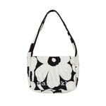 Marimekko Knitted Shoulderbag Unikko, black - off-white, product image
