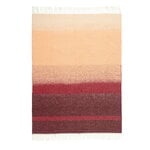 Marimekko Sel?nne throw, 130 x 170 cm, burgundy - off-white - peach, product image