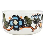 Marimekko Oiva - Tiara kulho, 5 dl, valkoinen - lämmin oranssi - vihreä, tuotekuva