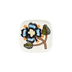 Marimekko Oiva - Assiette Tiara, 10 x 10 cm, blanc - orange chaud - vert, image produit
