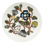 Marimekko Oiva - Tiara syvä lautanen, 20,5 cm, valkoinen - lämmin oranssi - vihreä, näkymä 1