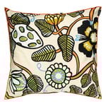 Marimekko Tiara tyynynpäällinen, 50 x 50 cm, hiekka - lämmin oranssi - vihreä, tuotekuva