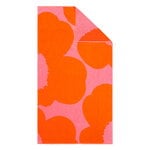 Marimekko Asciugamano da bagno Iso Unikko, 100 x 180 cm, rosa - rosso aranciato, vista 1