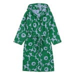 Marimekko Pieni Unikko bathrobe, light blue - green, product image