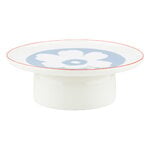Marimekko Unikko serving dish, 24 cm, white - light blue - orange red, product image