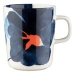 Marimekko Oiva - Valssi mug, 2,5 dl, white - blue - orange, view 1