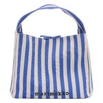Marimekko Knitted Bag Large Merirosvo bag, blue - off-white, product image