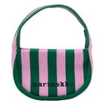Marimekko Knitted Mini Handbag Merirosvo käsilaukku, pinkki - tummanvihreä, tuotekuva