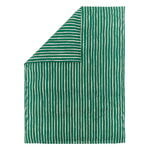 Marimekko Iso Piccolo pussilakana, 150 x 210 cm, luonnonvalkoinen - smaragdi, tuotekuva