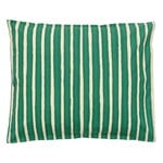 Marimekko Iso Piccolo tyynyliina, 50 x 60 cm, luonnonvalkoinen - smaragdi, näkymä 1